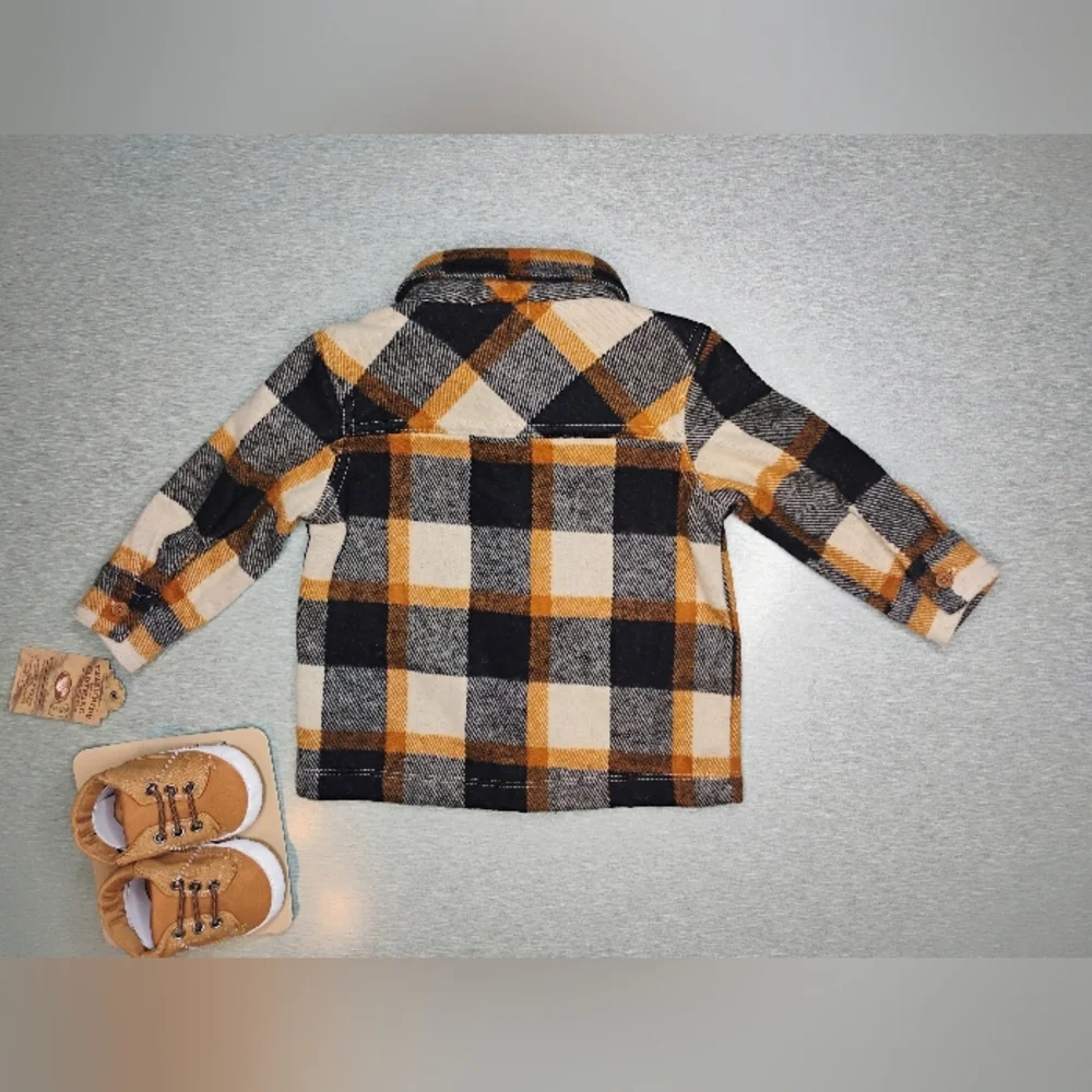 Telluride baby brown flannel with Shoes
